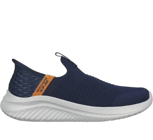 Skechers Junior Boys Ultra Flex 3.0 Slip-In Trainers 2 UK / Navy