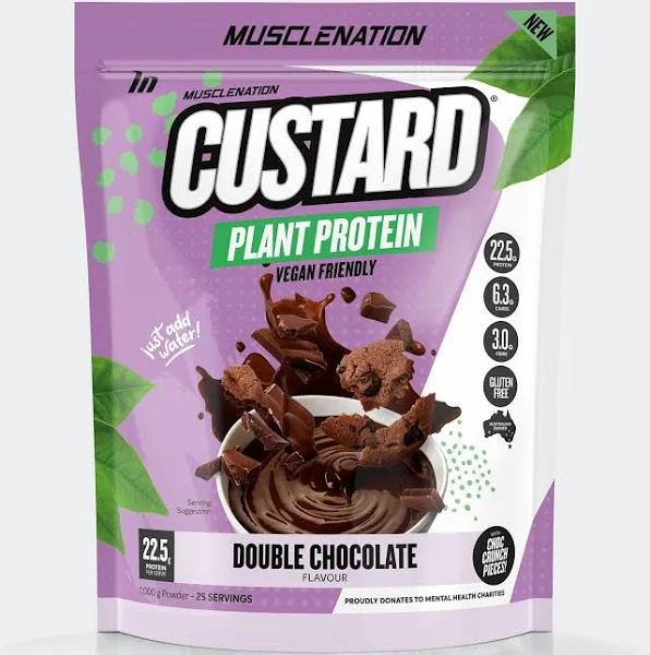 Muscle Nation - Custard Plant Protein - 25 Serves Double Chocolate