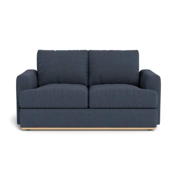 Nixon Fabric Sofa Navy by Freedom