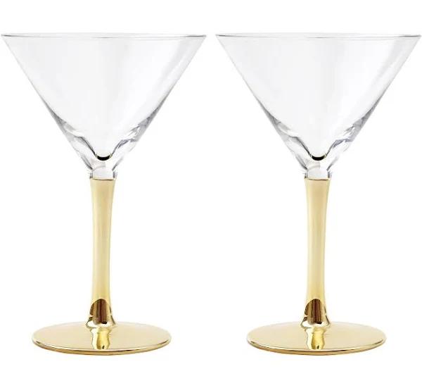 Maxwell & Williams Everleigh Martini Glass 170ml Set of 2 Gold