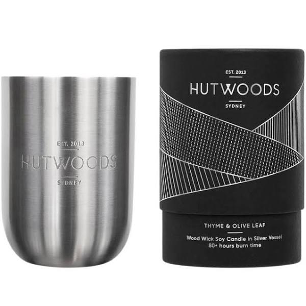 Hutwoods Luxury Candle Thyme & Olive Leaf