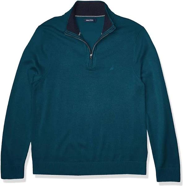 Nautica Men's Quarter-Zip Sweater