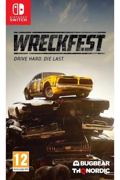 THQ Wreckfest Switch Game