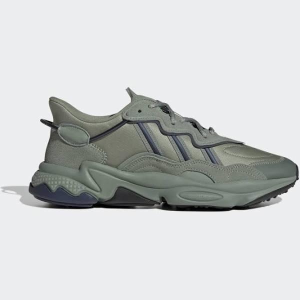 Adidas Originals Ozweego Sneakers in Green-Silver