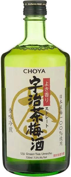 Choya Uji Green Tea Umeshu 720 ml