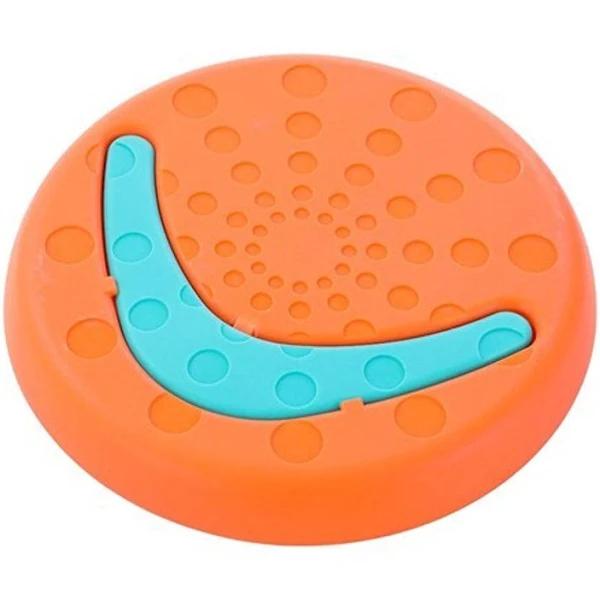 Fetch & Play Flyer Dog Toy [12 Pack] Fetch 2 in 1 Toy Boomerang & Frisbee Floats Toy Dental Hygiene Durable Doy Teething Toys Pet Chew Toy