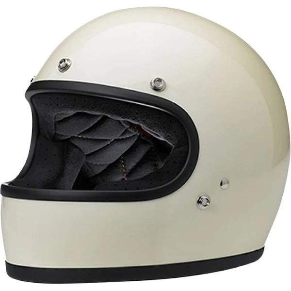 Biltwell Gringo Ece Helmet - Vintage White S