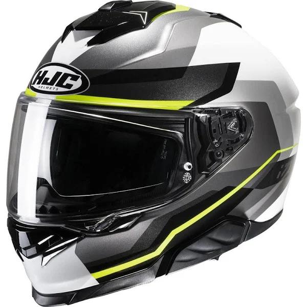 HJC i71 Nior Helmet, black-grey-yellow, Size M