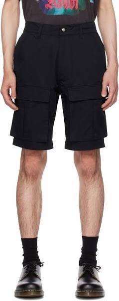 Ksubi Men's Fugitive Cargo Short Tru, Black, Size XL