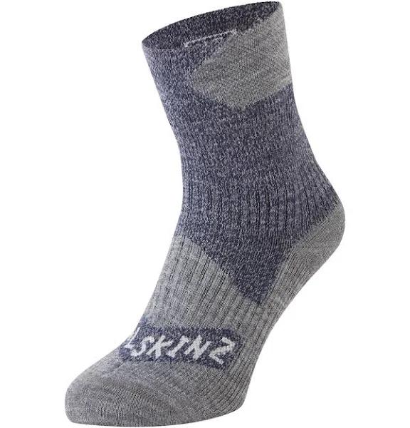 Sealskinz - Waterproof All Weather Ankle Socks - Grey/Blue - UK Small