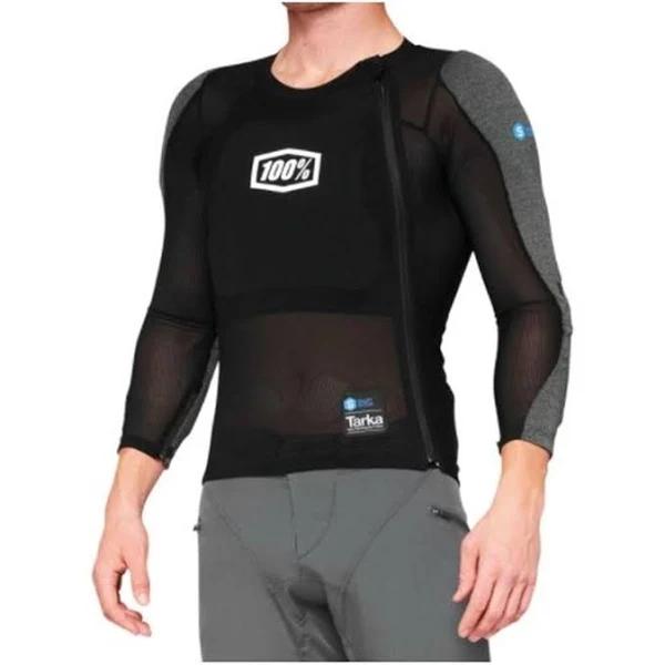 100% Tarka Long Sleeve Body Armor - Black