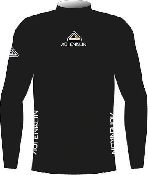 Adrenalin Mens Rash Vest Long Sleeve XL / Black