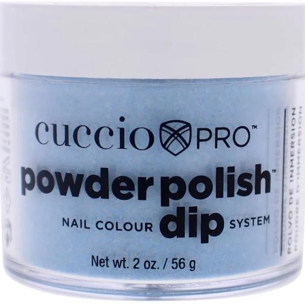 Cuccio Colour Pro Powder Polish Nail Colour Dip System - Deep Blue Glitter Nail