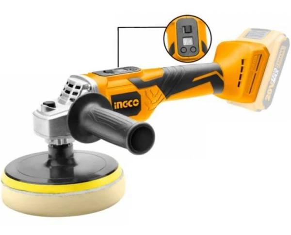 INGCO APLI2001 Li-ion Cordless Angle Polisher 150mm 20V Skin