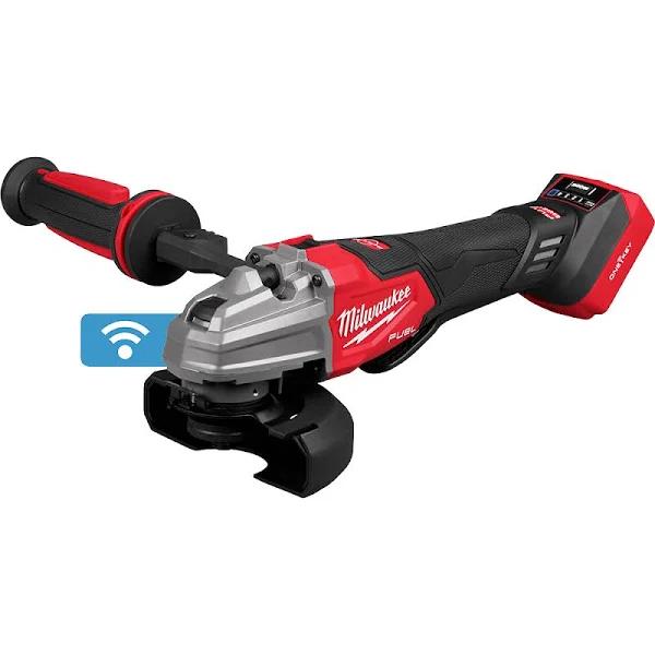 Milwaukee M18FSAGES1250 18V Li-ion Cordless Fuel One-key 125mm (5") Dual-Trigger Braking Angle Grinder With Deadman Paddle Switch - Skin Only