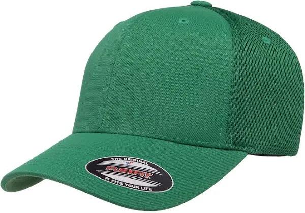 Flexfit Ultrafibre Airmesh Fitted Cap, Green, Small-Medium