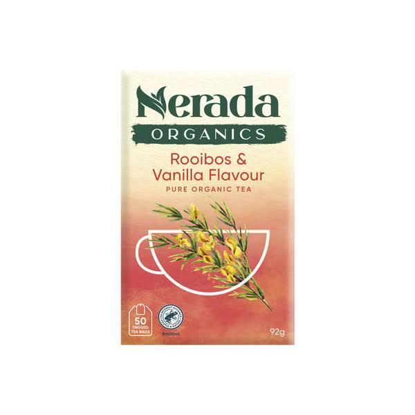 Nerada Organics Rooibos & Vanilla Flavour Tea Bags 50 Pack