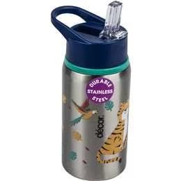 Decor Junior SIP Stainless Steel Straw Bottle Assorted Each