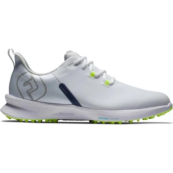 FootJoy FJ Fuel Sport Spikeless Golf Shoes - 55453 - White/Navy - Size: 10.5 M