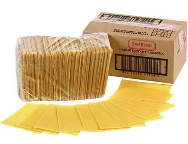 San Remo Large Instant Lasagne No 1 5kg x 1