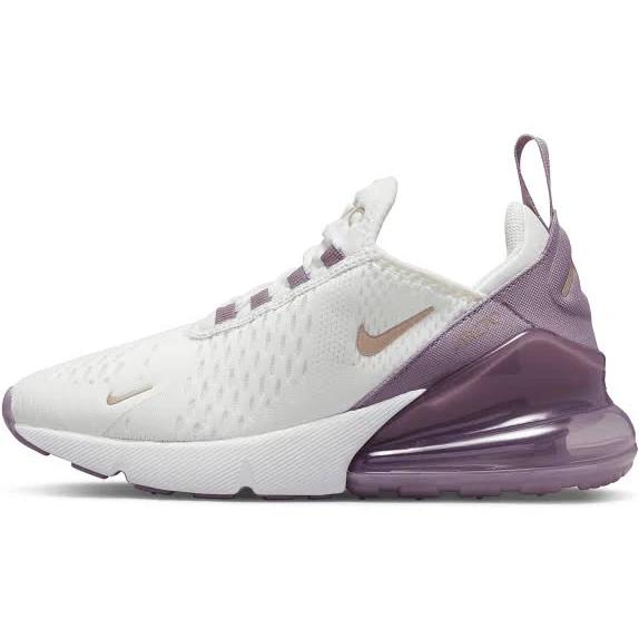 Nike Air Max 270 White Metallic Silver (GS)