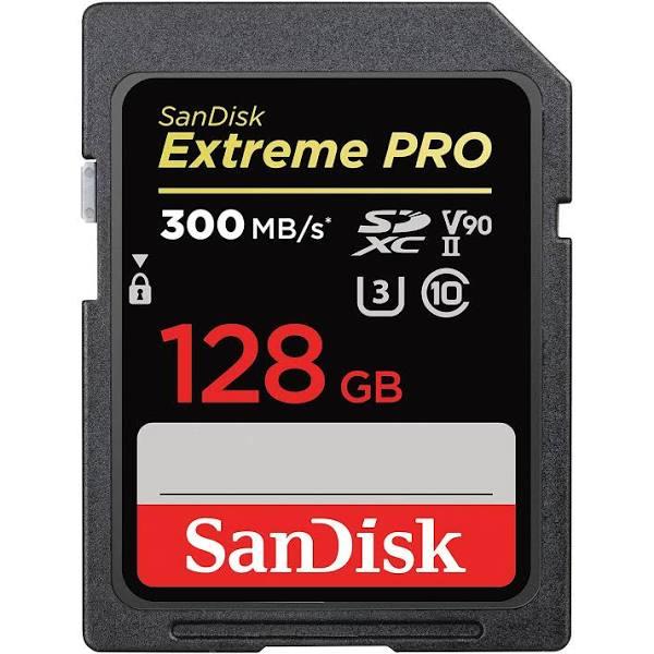 SanDisk 128GB Extreme Pro UHS-II SDXC Memory Card