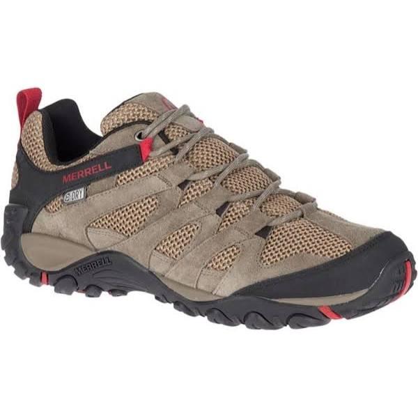 Merrell Mens Alverstone Waterproof Comfortable Leather Hiking Shoes