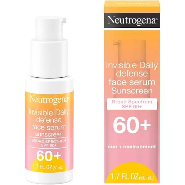 Neutrogena Invisible Daily Defense Sunscreen Face Serum SPF 60+ 1.7 fl oz (50 ml)