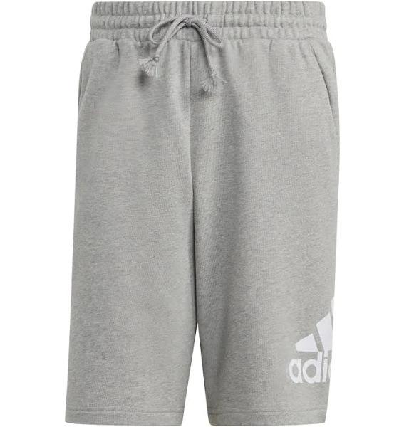 Shorts Adidas Essentials Big Logo French Terry Grey White - S