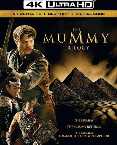 The Mummy Trilogy - 4K Ultra HD + Blu-ray + Digital [4K UHD]