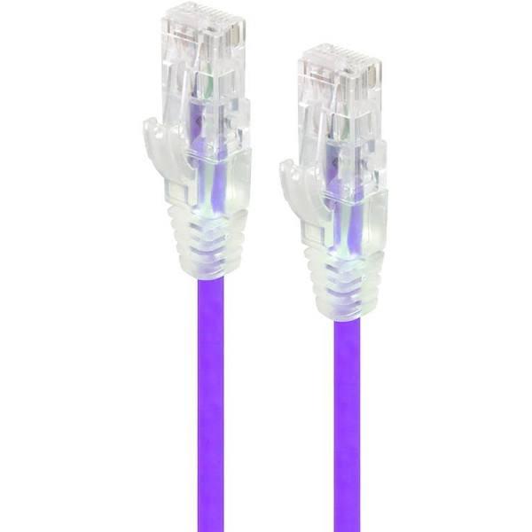 Alogic 3M Purple Ultra Slim Cat6 Network Cable - Series Alph C6S-03PUR