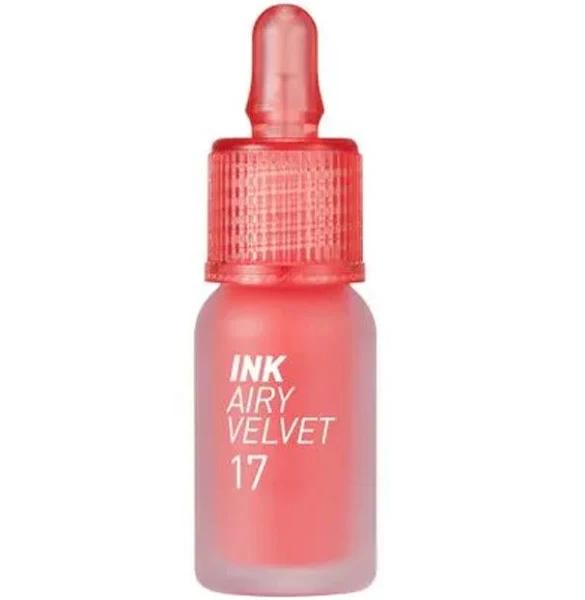 Peripera Ink Airy Velvet - 19 Colours 17 Attached Orange Pink