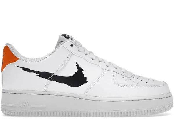 Nike Air Force 1 Low '07 Glitch Swoosh White Orange