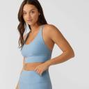 Lorna Jane Womens Lotus Longline Sports Bra Blue L