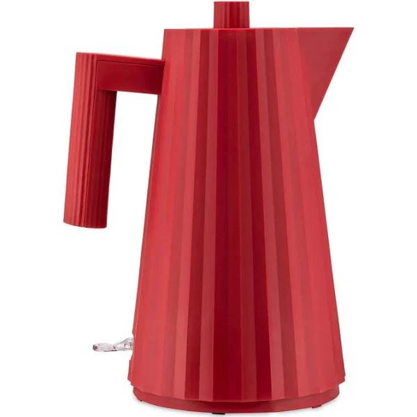 Alessi Plissé MDL06 R - Electric Kettle, Thermoplastic Resin, Red