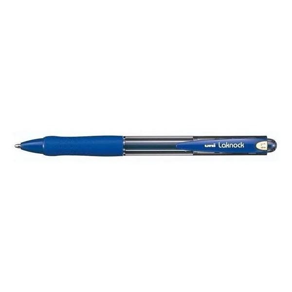 Uni-Ball Laknock Retractable Ballpoint Pen 1.4mm Blue