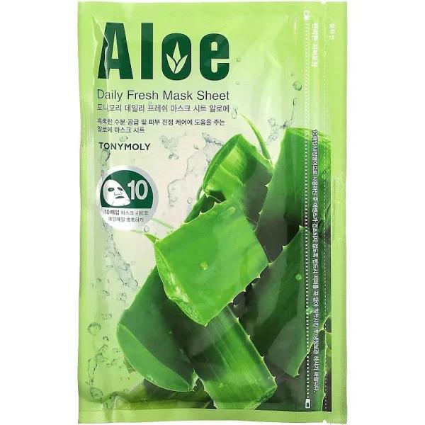 Tony Moly, Daily Fresh Mask Sheet, Aloe, 10 Sheets, 150 G