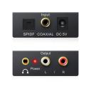 Simplecom CM121 Digital Optical Toslink and Coaxial to Analog RCA Audio Converter