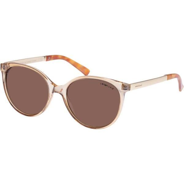 Solarized Round Cat Combo Sunglasses Peach