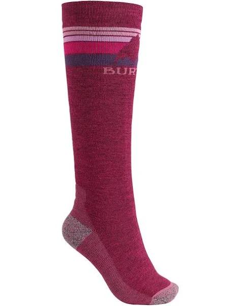 Burton Emblem Midweight Womens Socks (Sangria, M/L)