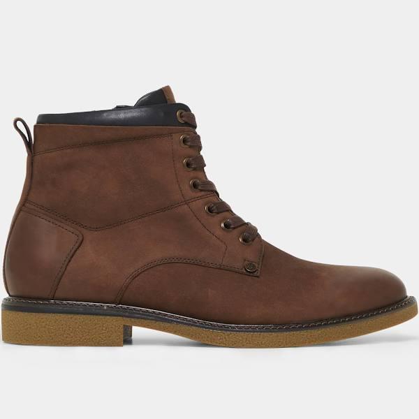 Hush Puppies Montreal Rub Boot in Dark Brown 11