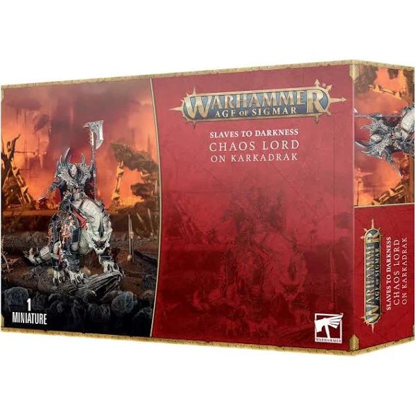 Warhammer Age of Sigmar Slaves to Darkness Lord On Karkadrak