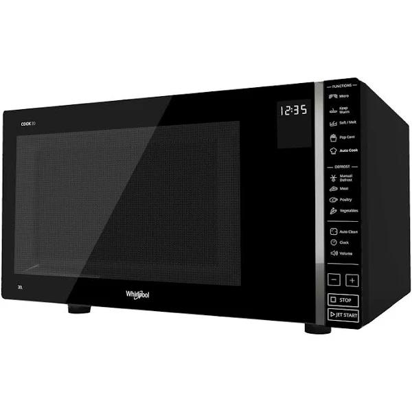 Whirlpool 30L Solo Microwave - Black