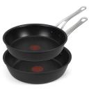 Jamie Oliver by Tefal Cooks Classic Induction Non Stick Hard Anodised Frypan Twin Pack