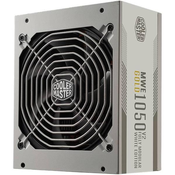 Cooler Master MWE V2 1050W 80+ Gold Fully Modular Pcie 5 ATX Power Supply White, MPE-A501-AFCAG-3GAU Power Supply Units (PSU)