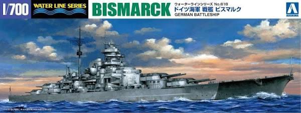 Aoshima 1/700 German Battleship Bismarck