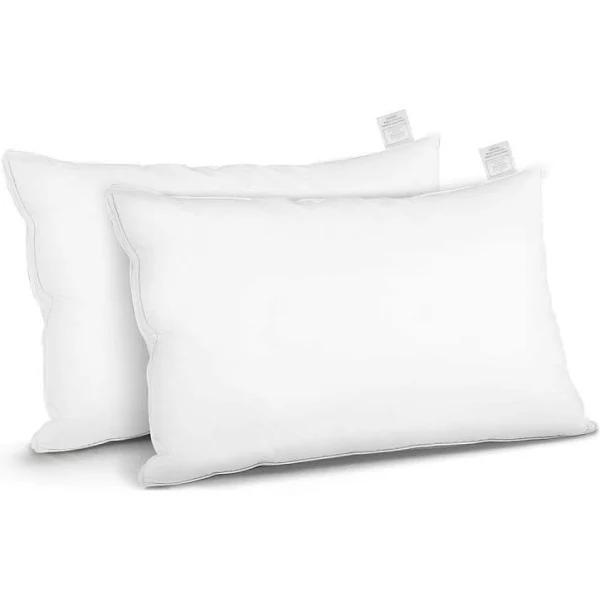 Giselle Bedding Goose Feather Down Twin Pack Pillow