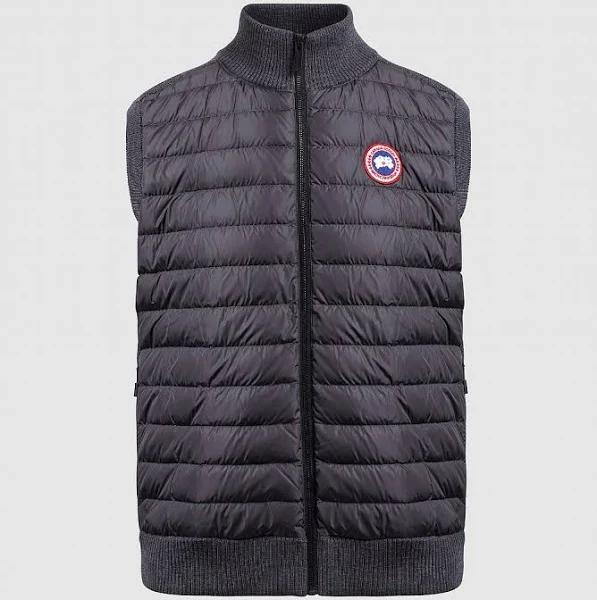 Canada Goose Hybridge Knit Vest (Men, Iron Grey, XS)