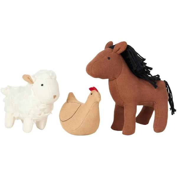 Fabelab - Pocket Friend - Farm Animals, 3 Pcs