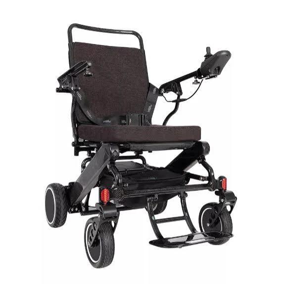 E-Traveller 140 Folding Electric Wheelchair - Carbon